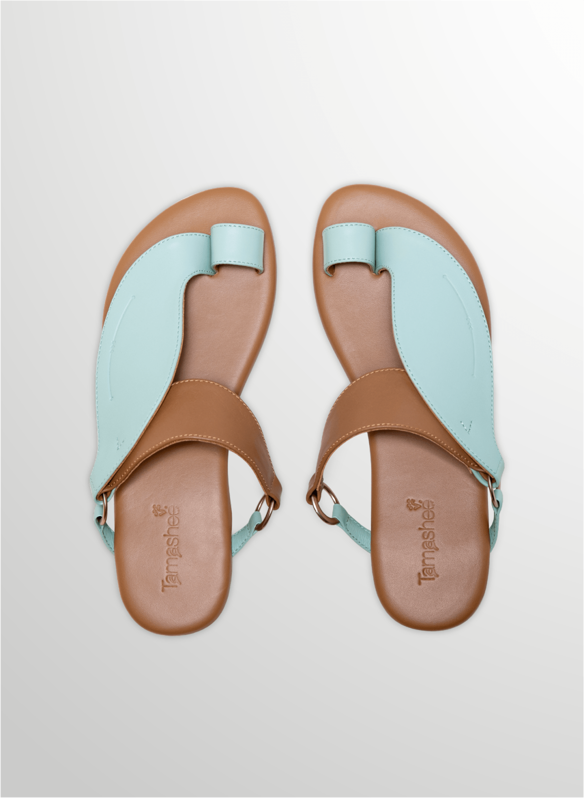 Tamashee Natural Brown elegant leather sandals|Tamashee Asel Sandals For Women with Premium Leather Arabic Flat Sandals|Asel sandals premium women sandals|Tamashee Asel premium women sandals