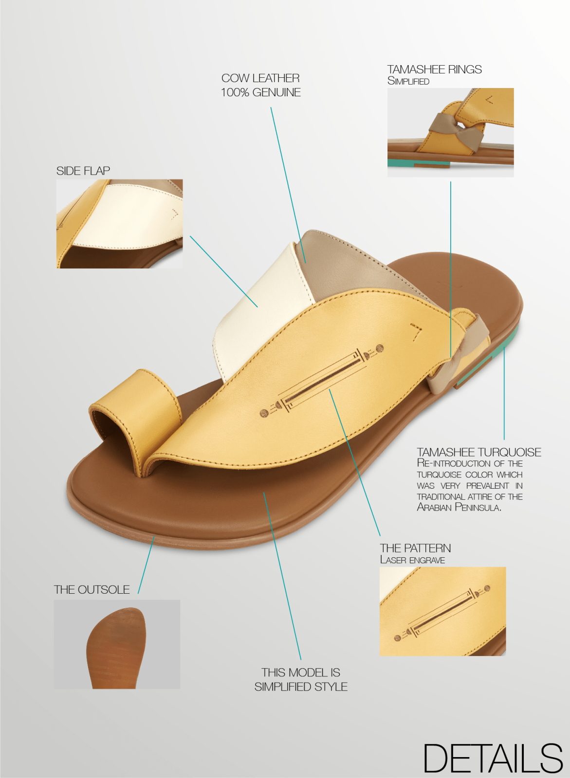 Salla durable Cow leather sandals|Salla Tamashee mens sandals comfort|Story of Salla Mens sandals premium cow leather|Details Images of Tamashee Arabic sandals UAE|صندل رجالي من تماشي جلد البقر بتصميم أنيق للاستخدام اليومي عصري جديد|Salla Cow leather foot