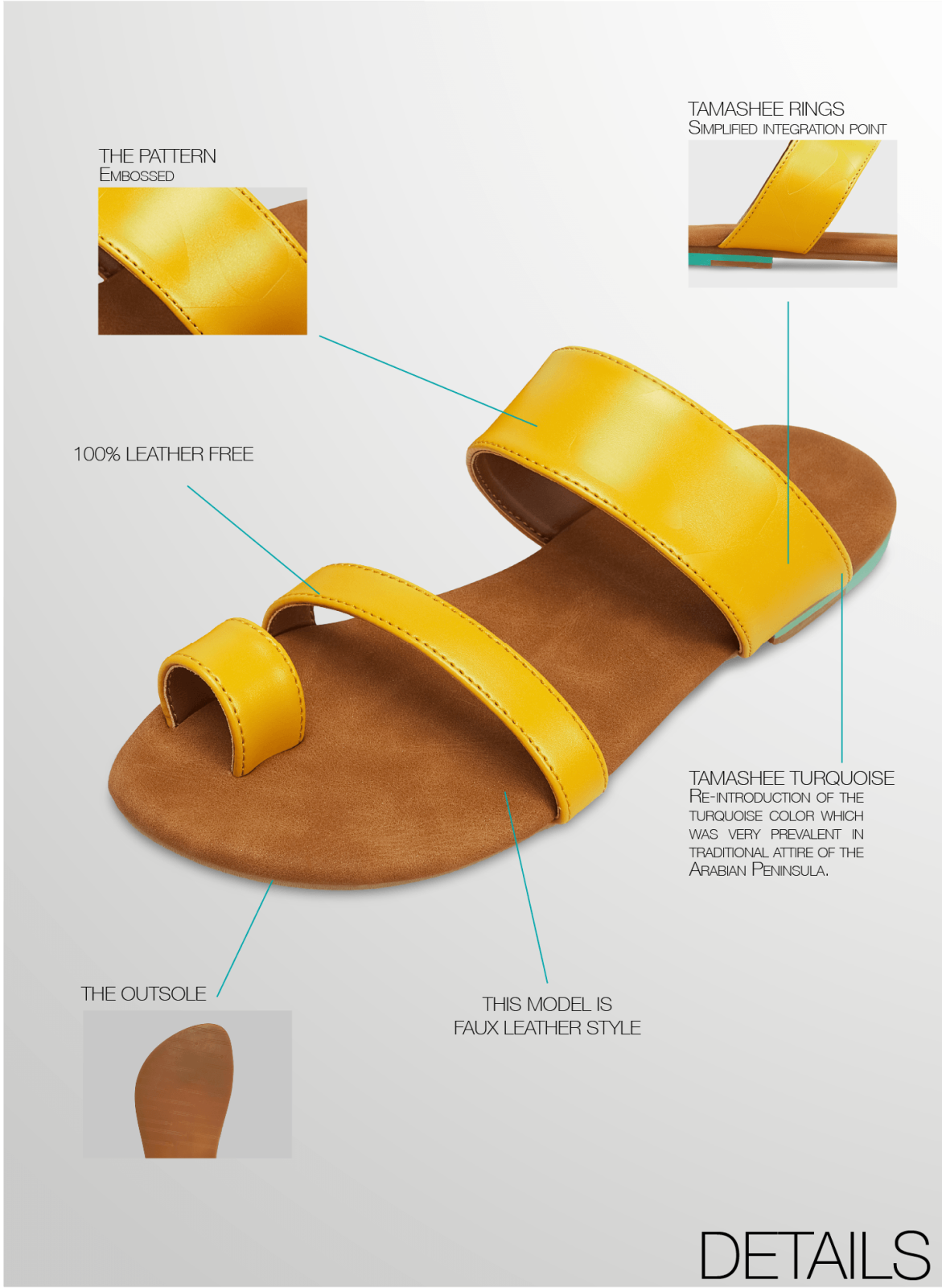 Jibaal |Detail of Arabic sandals|Detail images of |Jibaal|Jibaal |Jibaal
