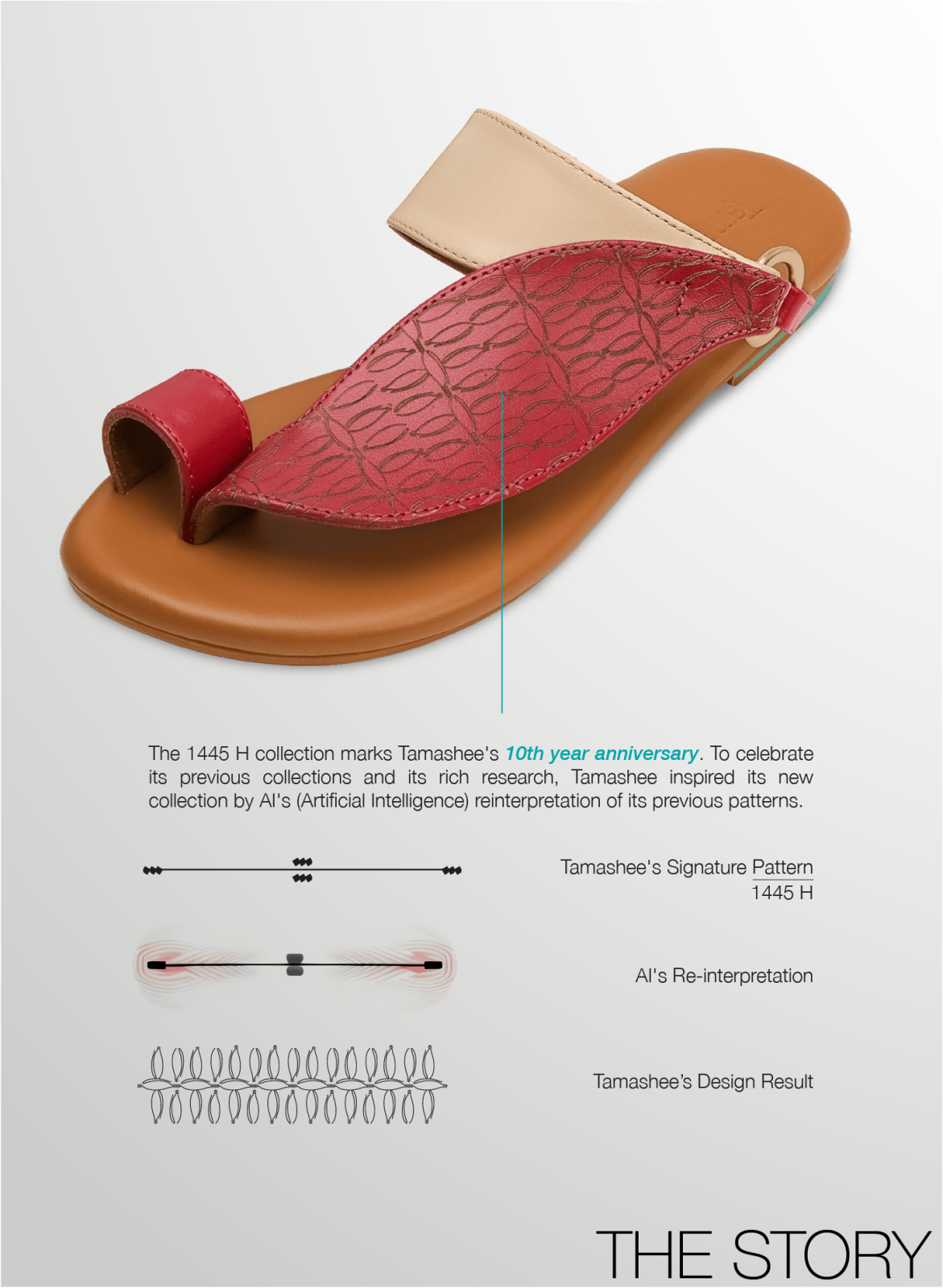 Minna Sandals for women stylish leather flat sandals by Tamashee|Story of sandals for women modern Arabic style|Detail images of leather sandals for women|Minna Sandals leather sandals for women modern Arabic style|Minna Sandals women sandals comfortable 