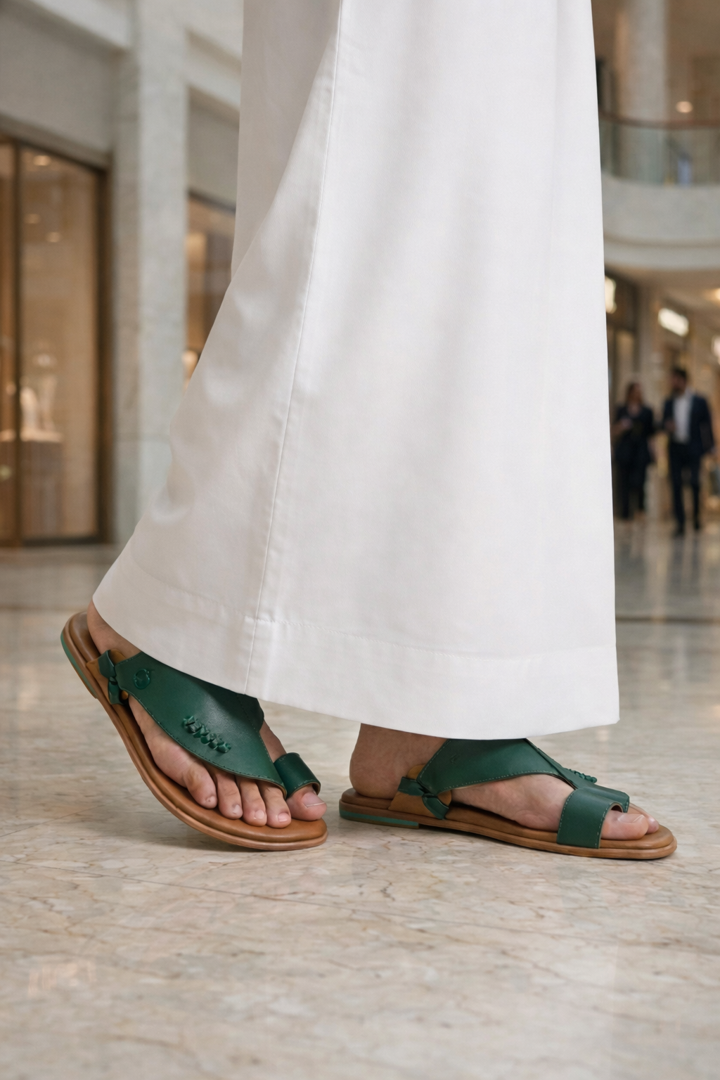 Tamashee mens sandals comfort|Tamashee mens sandals modern Arabic Green style Sandals|Tamashee comfortable sandals men|Story of |Detail image of Tamashee cow leather footwear|Tamashee traditional sandals men|Mens leather sandals UAE style