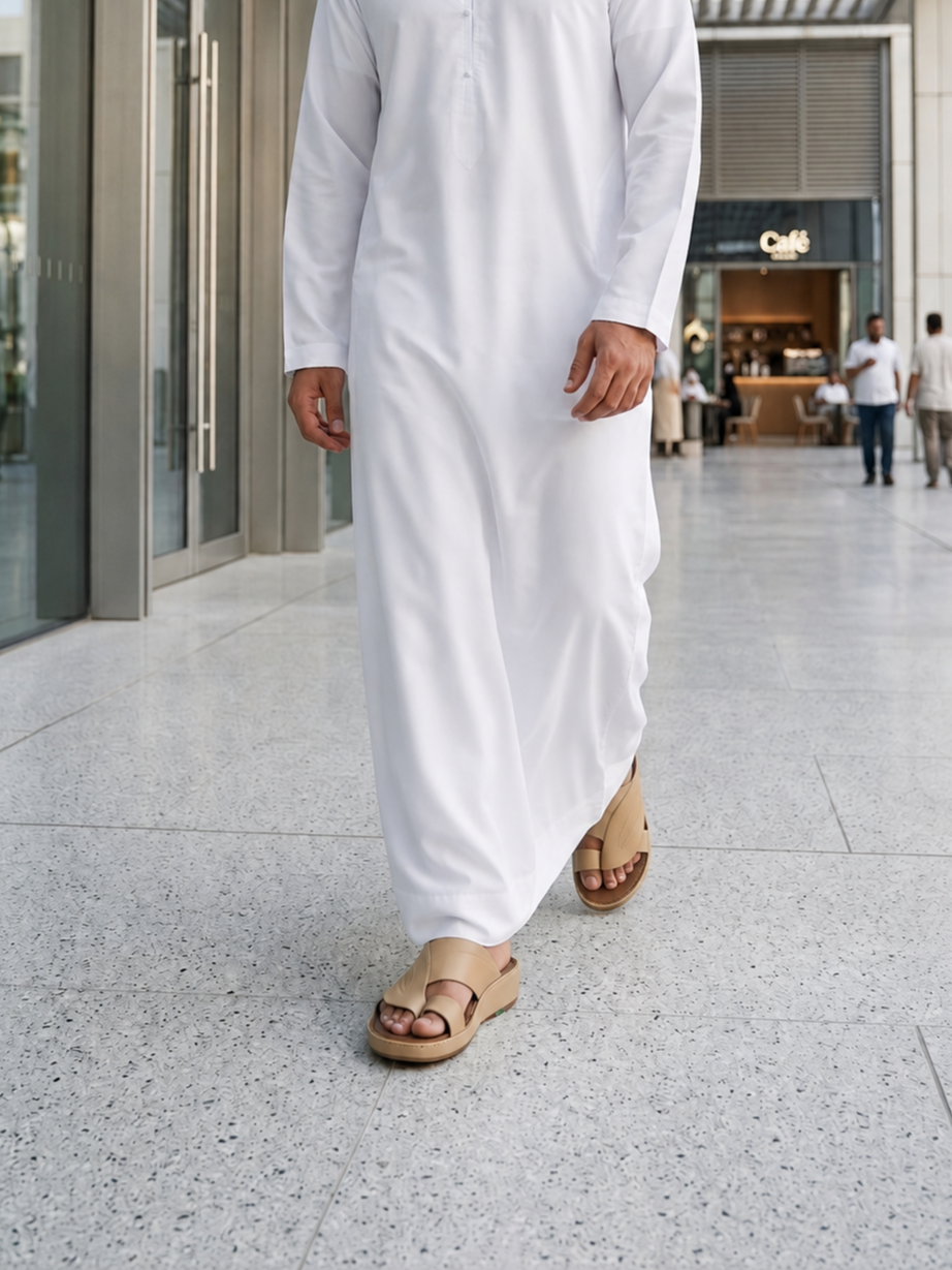 Khaleeji inspired sandal|Safeeha Sandals designed with premium cow leather|Khaleeji inspired sandal