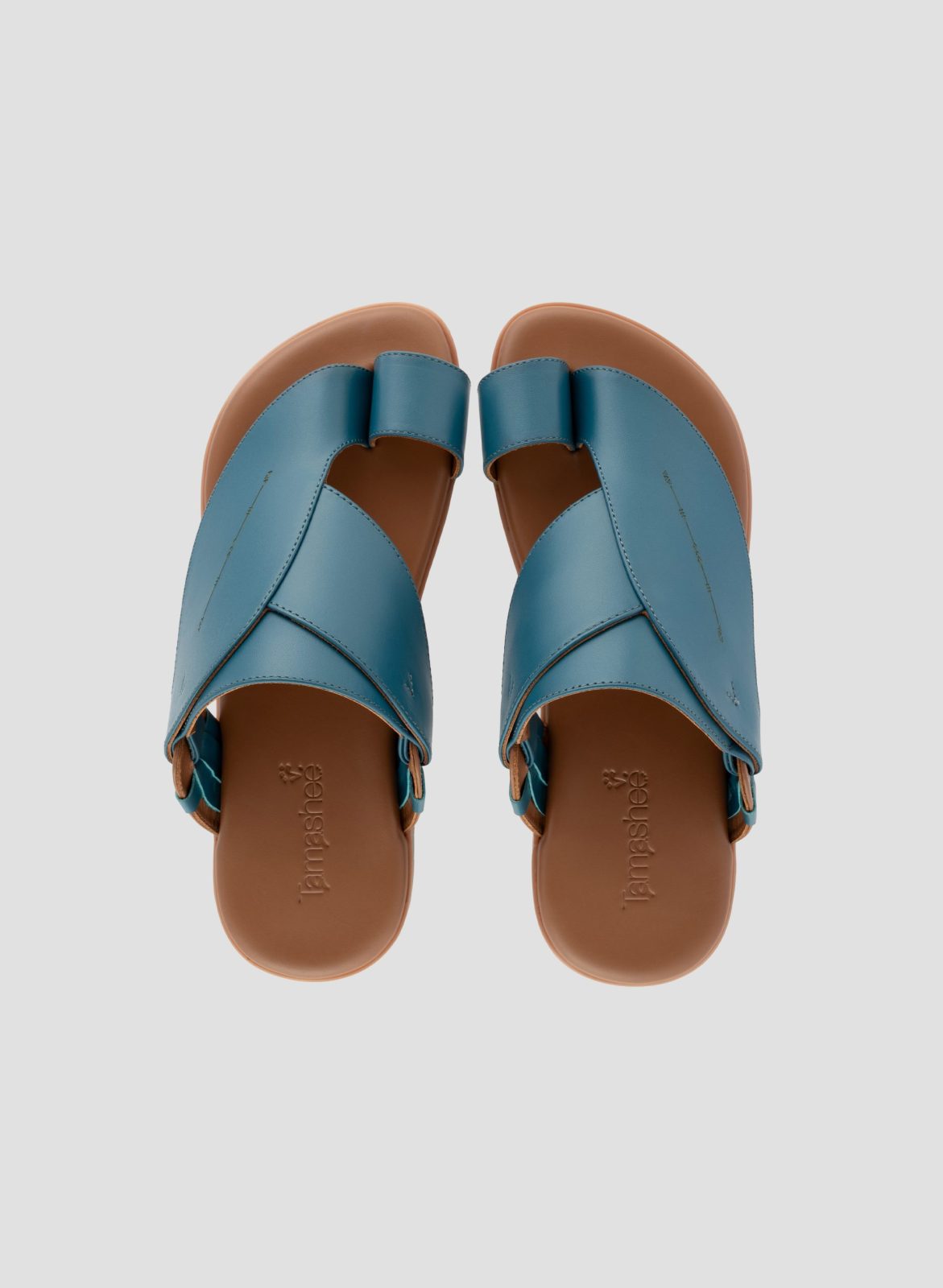 Side view of Stylish Arabic Sandals|Tamashee Touq Sandals for Men Premium Arabic Leather Style|Touq Arabic Sandals for Men |Leather Ring of Men Arabic Sandals|صندل جلد البقر من تماشي بجودة عالية ومظهر عصري|Detail Information with Images about Touq Arabic 