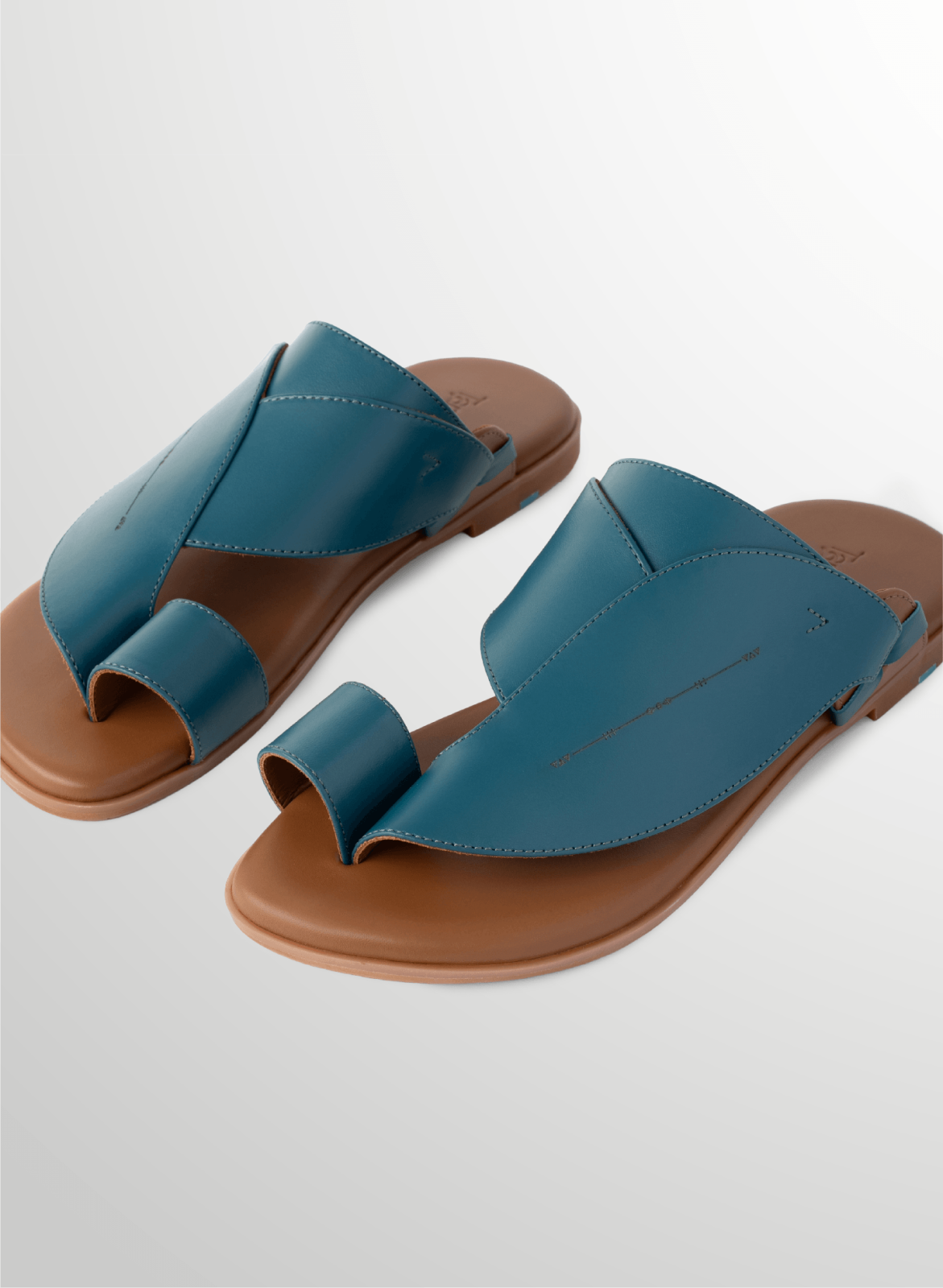 Side view of Stylish Arabic Sandals|Tamashee Touq Sandals for Men Premium Arabic Leather Style|Touq Arabic Sandals for Men |Leather Ring of Men Arabic Sandals|صندل جلد البقر من تماشي بجودة عالية ومظهر عصري|Detail Information with Images about Touq Arabic 