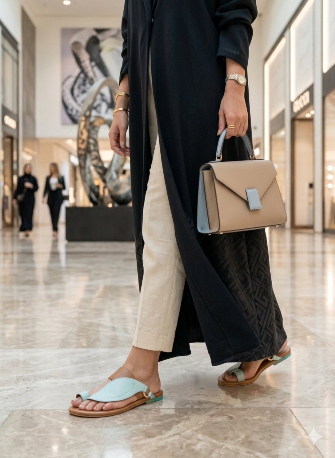 Tamashee Natural Brown elegant leather sandals|Tamashee Asel Sandals For Women with Premium Leather Arabic Flat Sandals|Asel sandals premium women sandals|Tamashee Asel premium women sandals