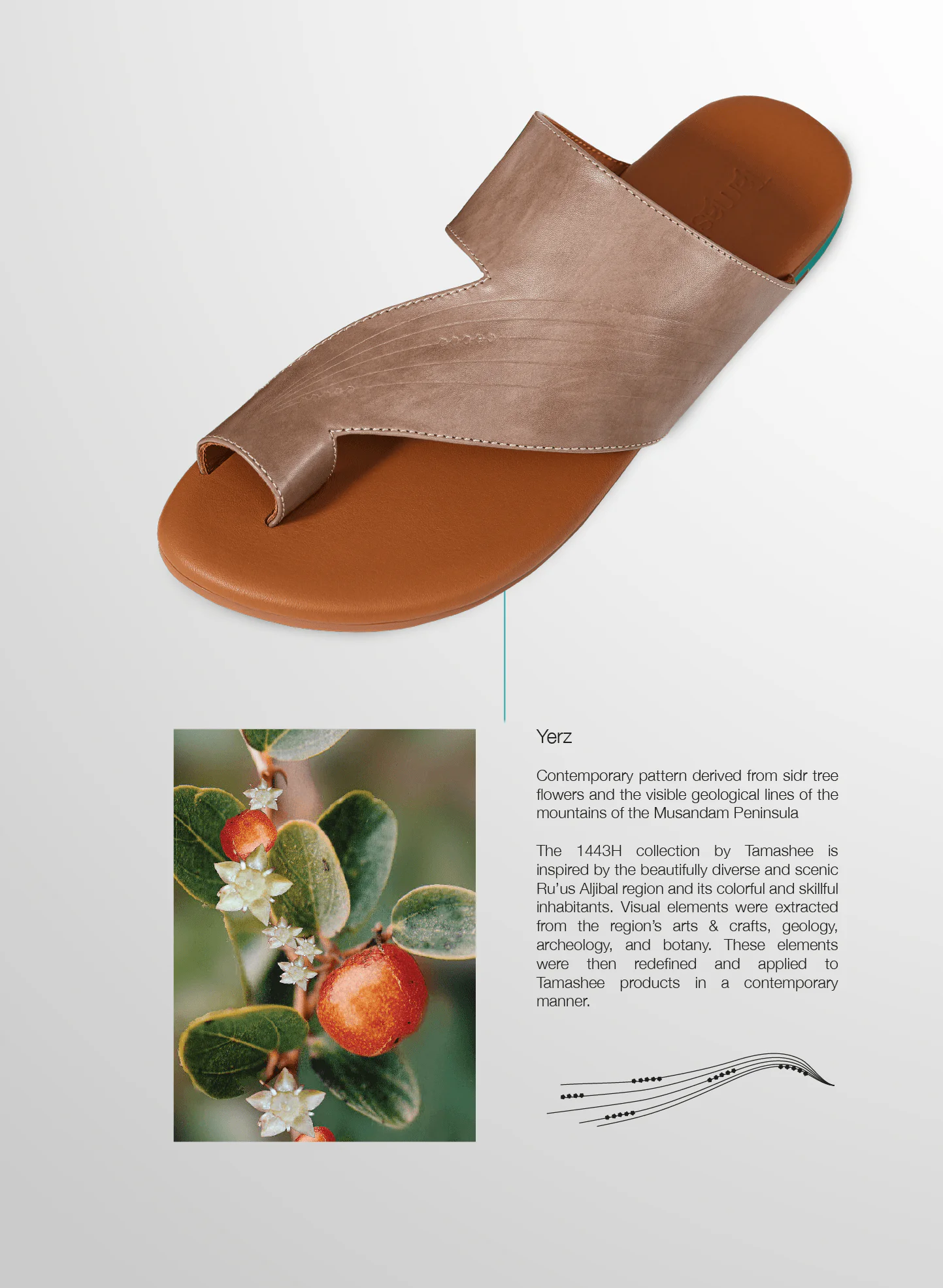 Tabbel Sandals casual Arabic leather sandals