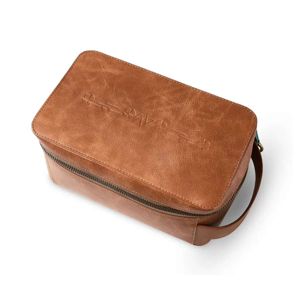 Leather Toiletry Bag for Men