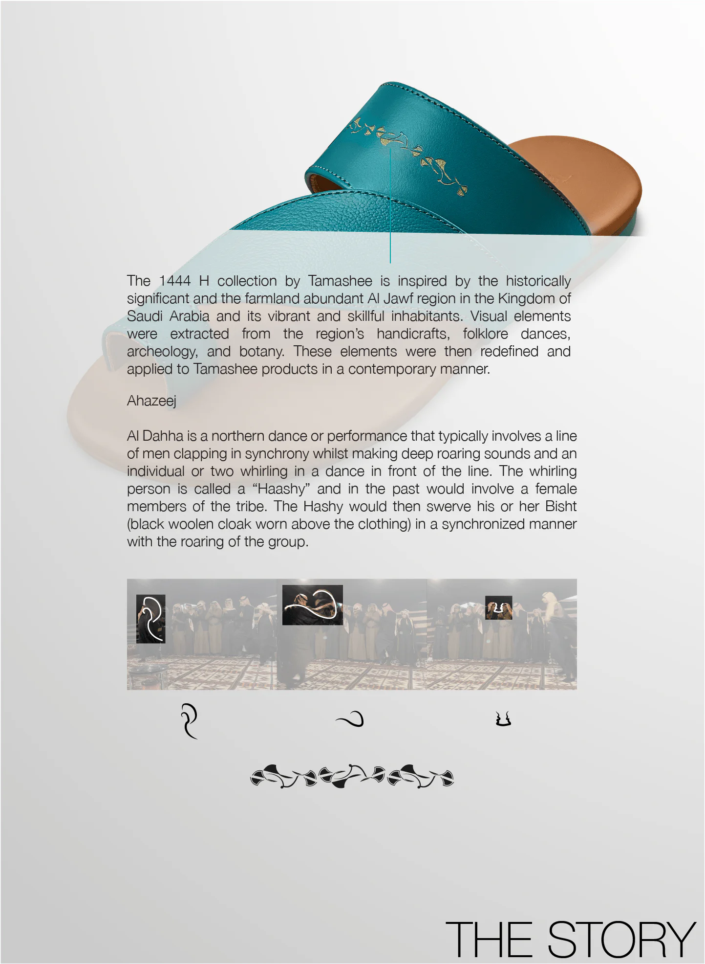 The Story of chic leather flat sandals