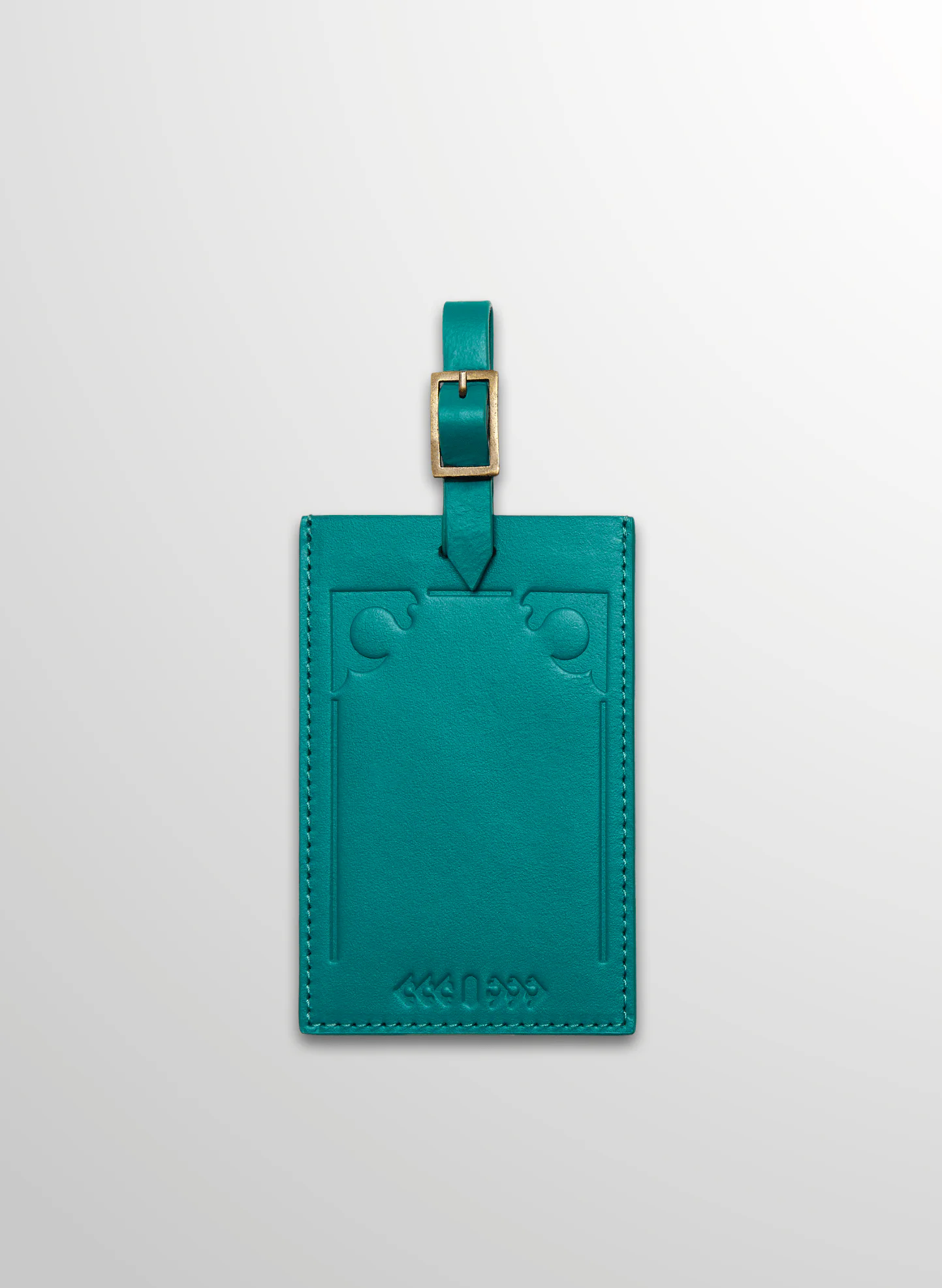 Tamashee leather Luggage Tag modern Arabic style