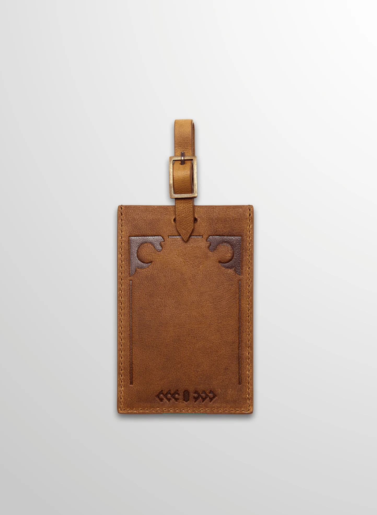 Tamashee luggage tag stylish leather