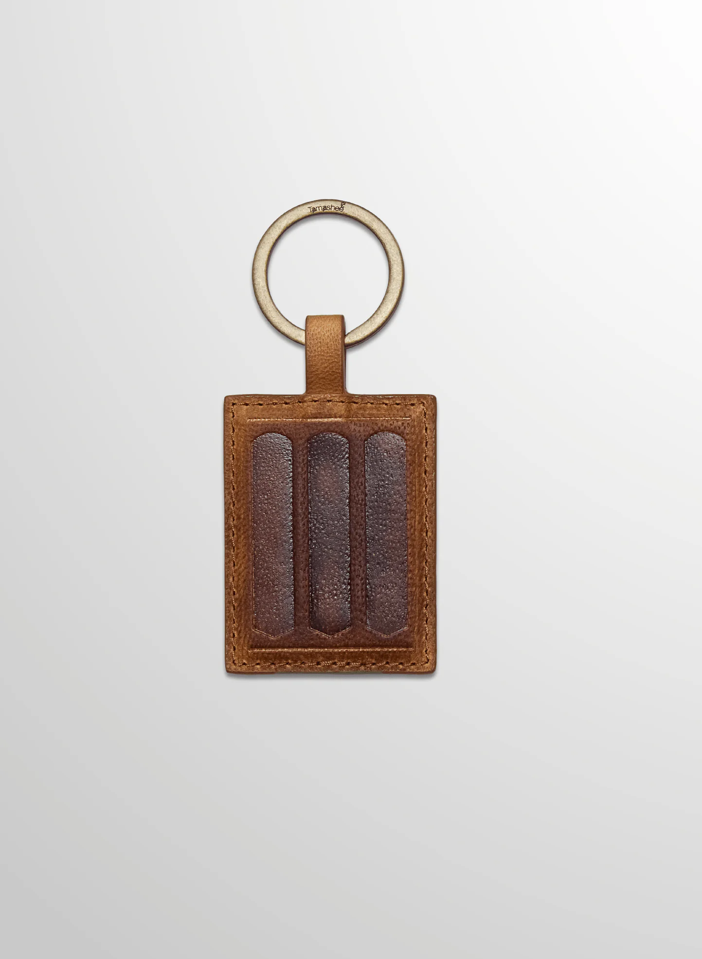 Luxury and stylish Brown Cow Leather keyring