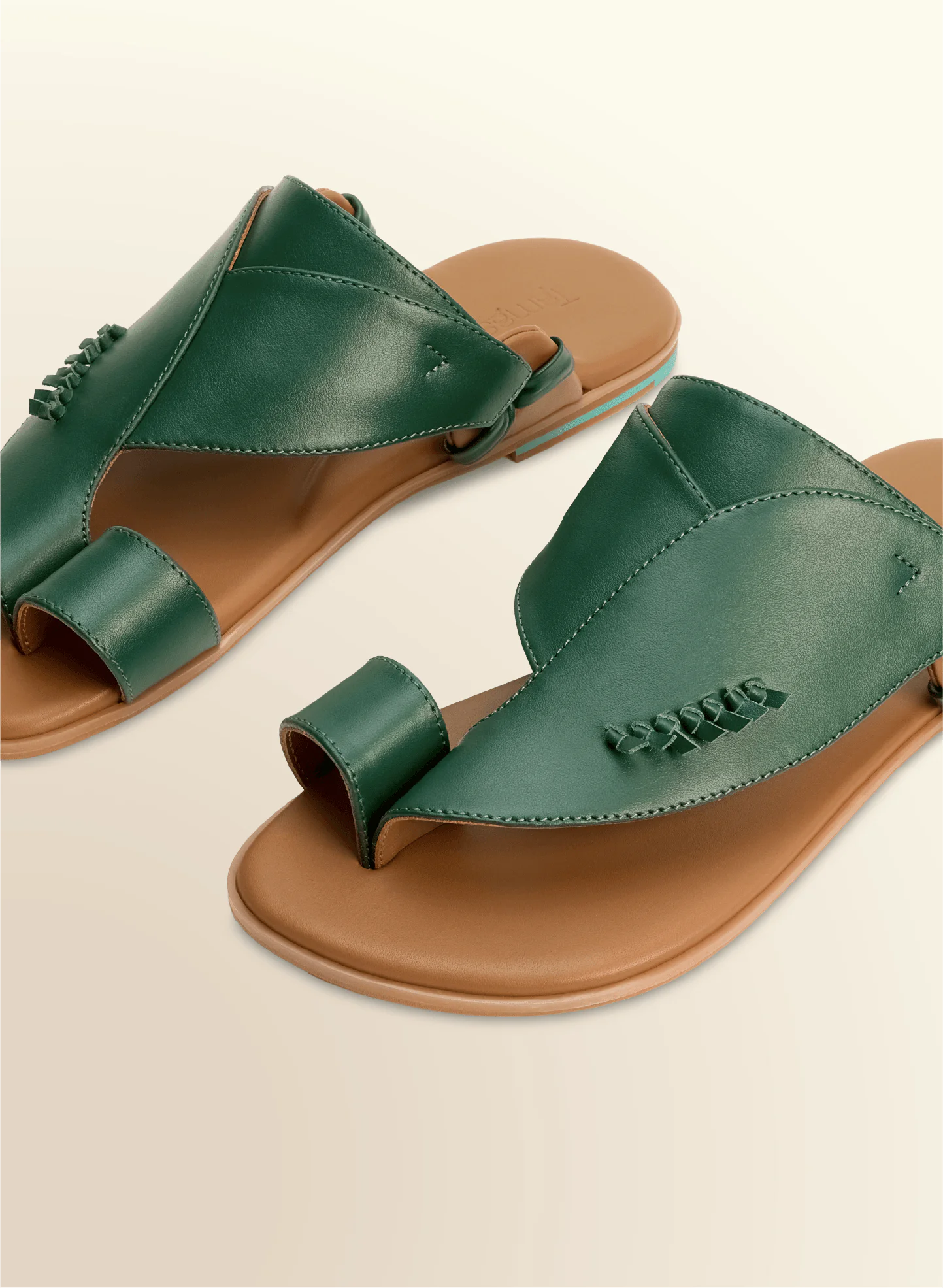 Mens leather sandals UAE style