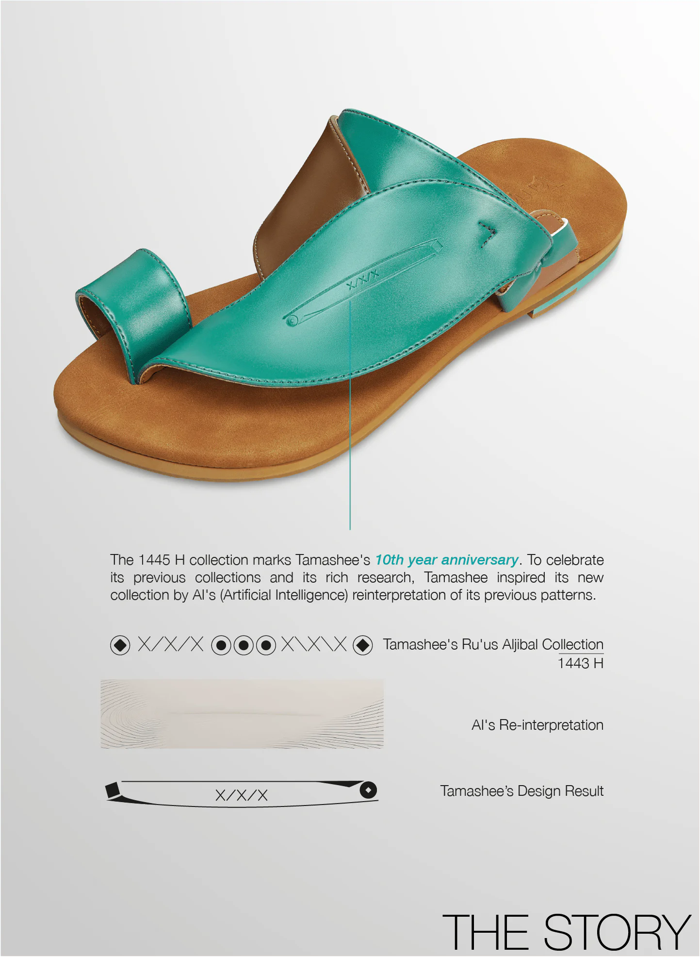 Story of Mazari' Arabic mens sandals comfort