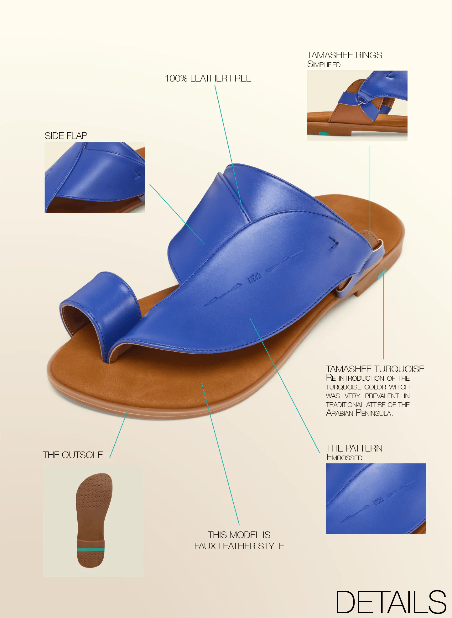 Detail image of mens sandals 