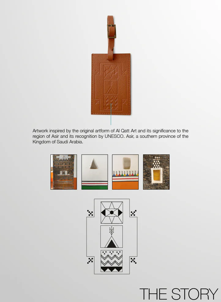 Tamashee Luggage Tag Leather