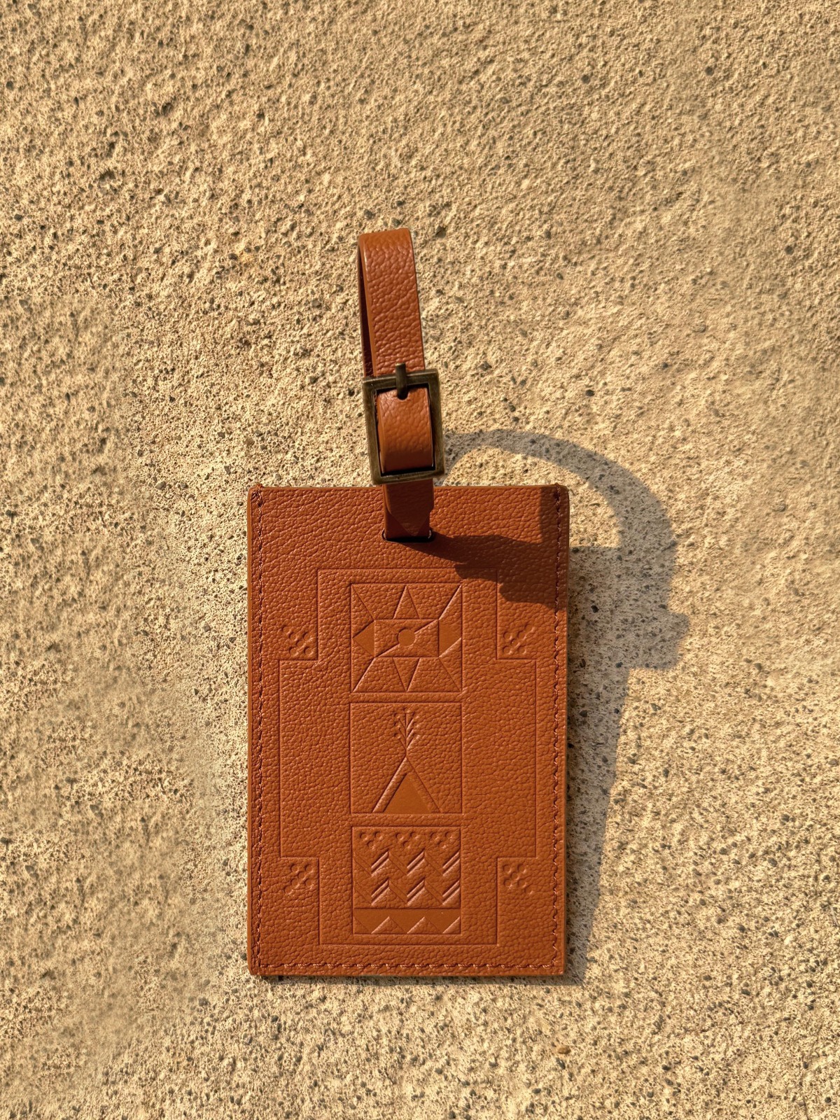 Luggage Tag Brown