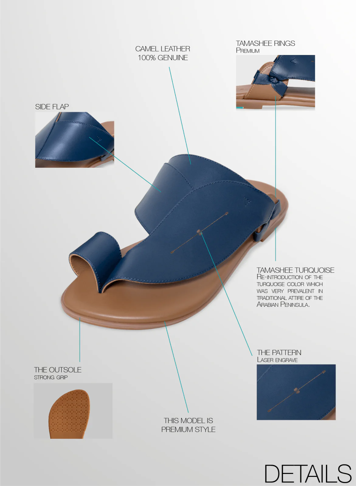 Detail Image Of Arabic mens sandals UAE