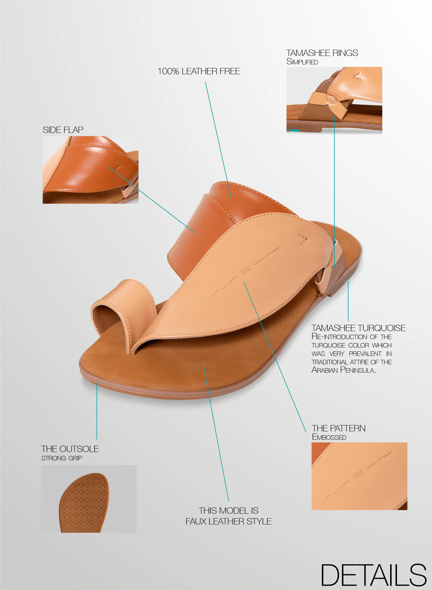 Detail image of Comfortable mens sandals UAE