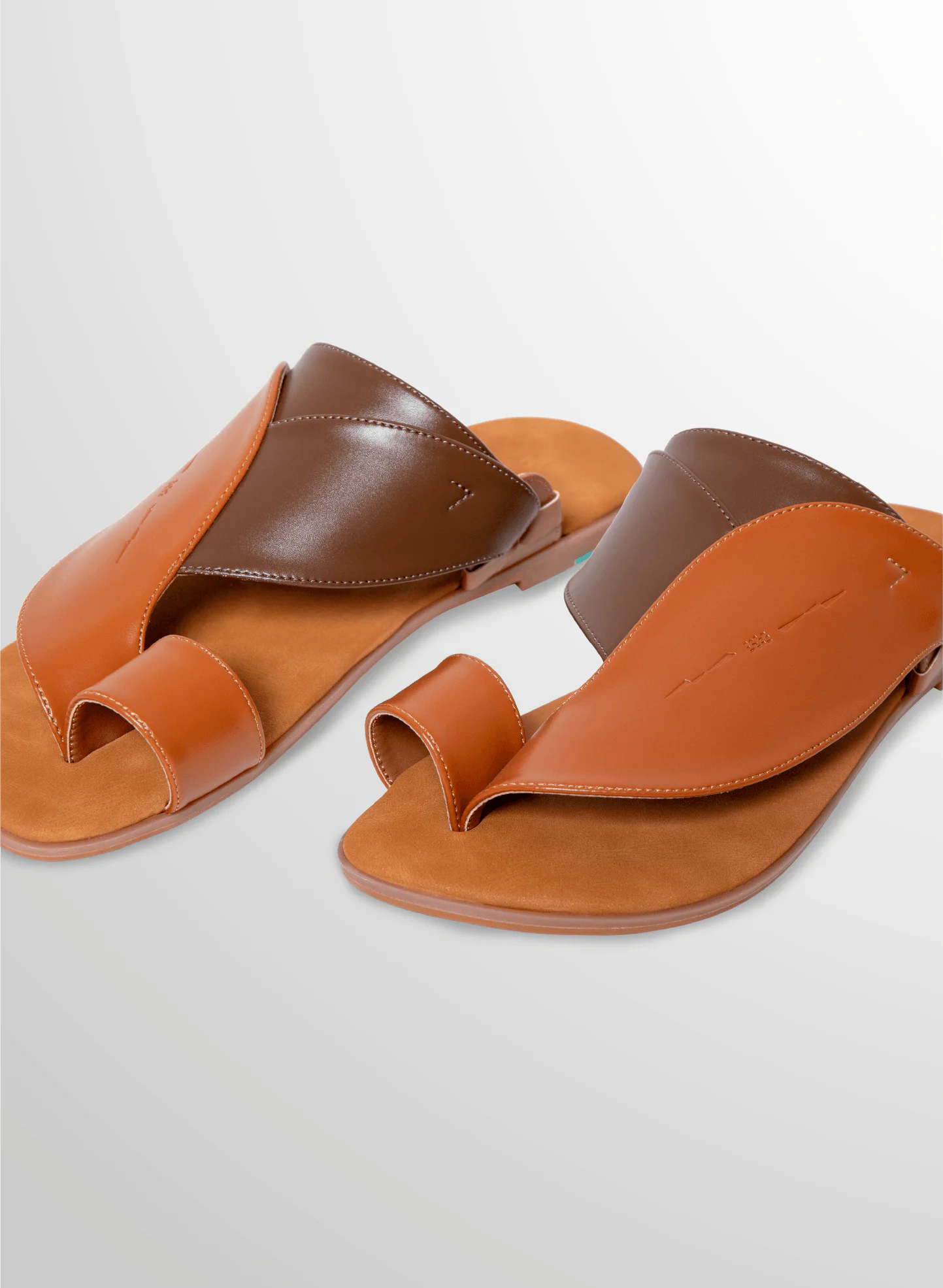 Cow leather sandals for men