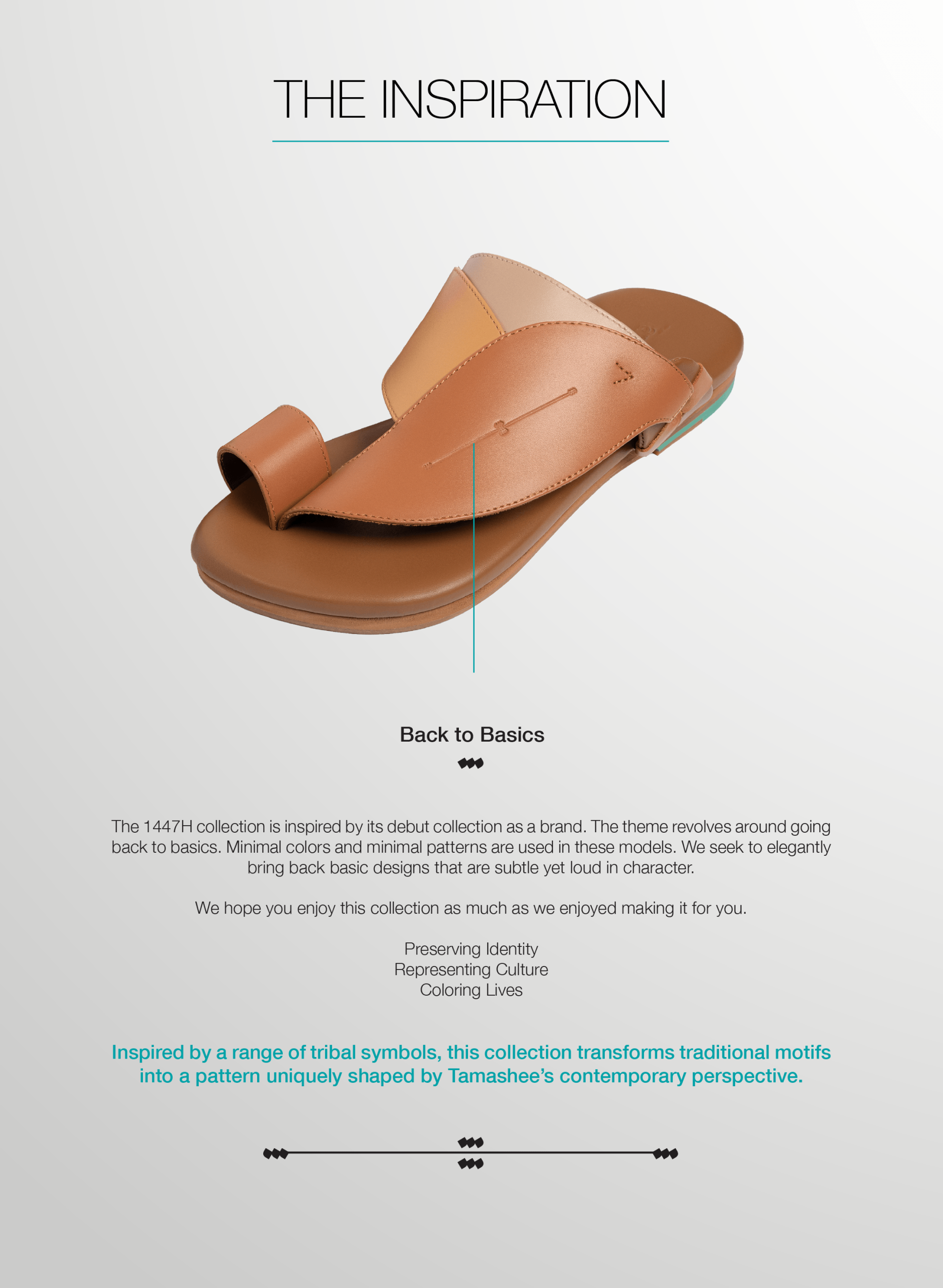 The Inspiration information about Hayyin sandals for men