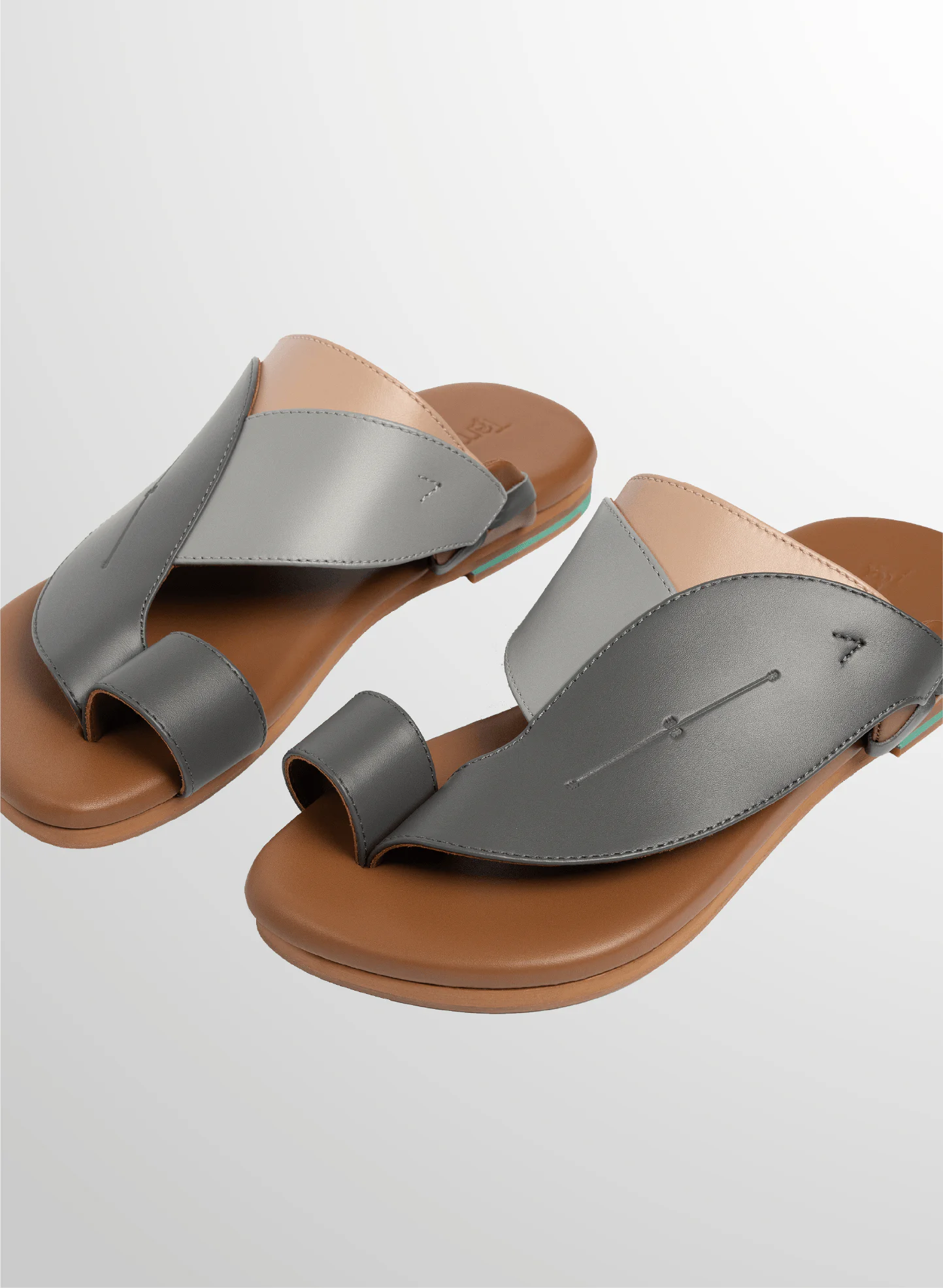 Front view of Yaseer Arabic Sandals for Men