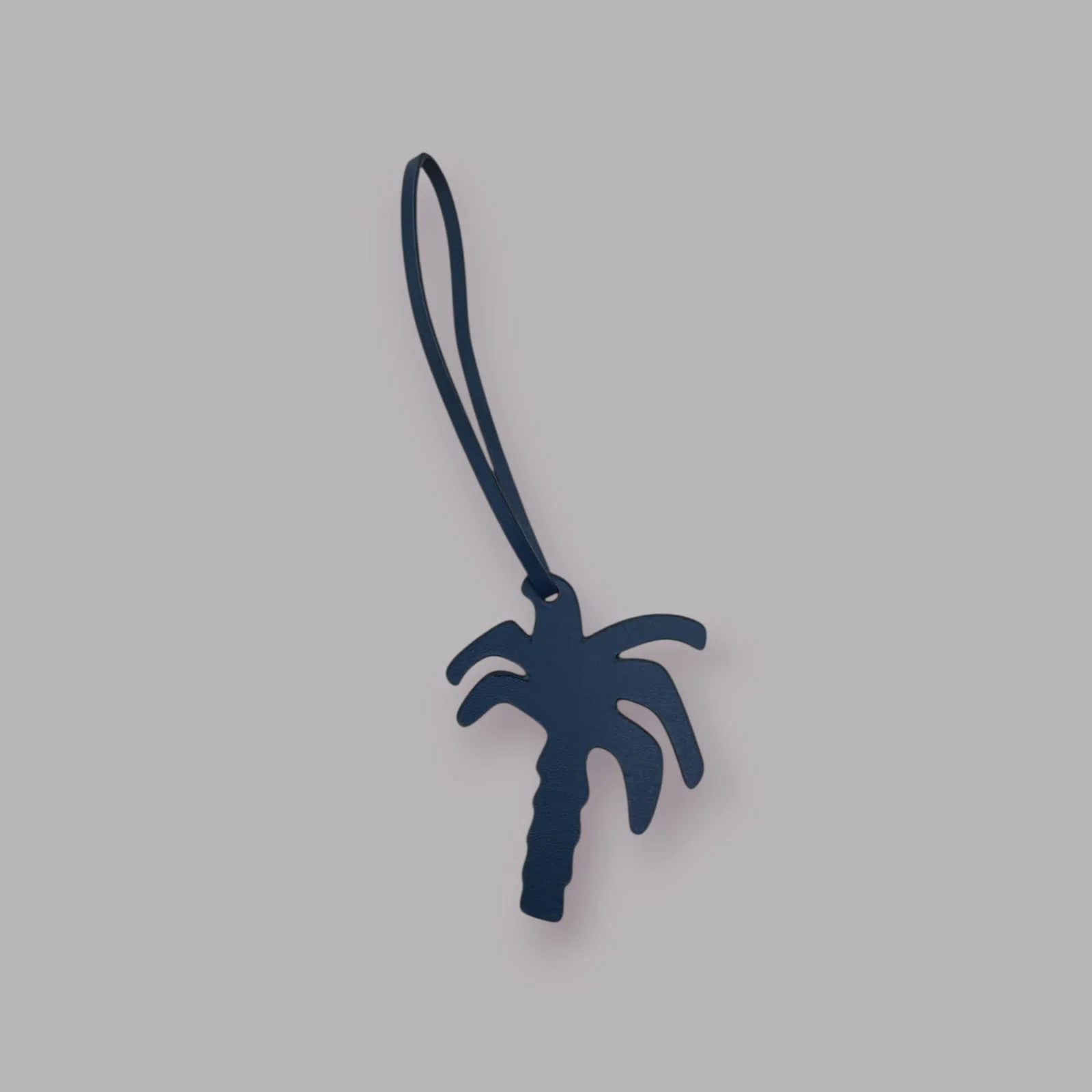 Charms Cow Leather Keychain at Tamashee