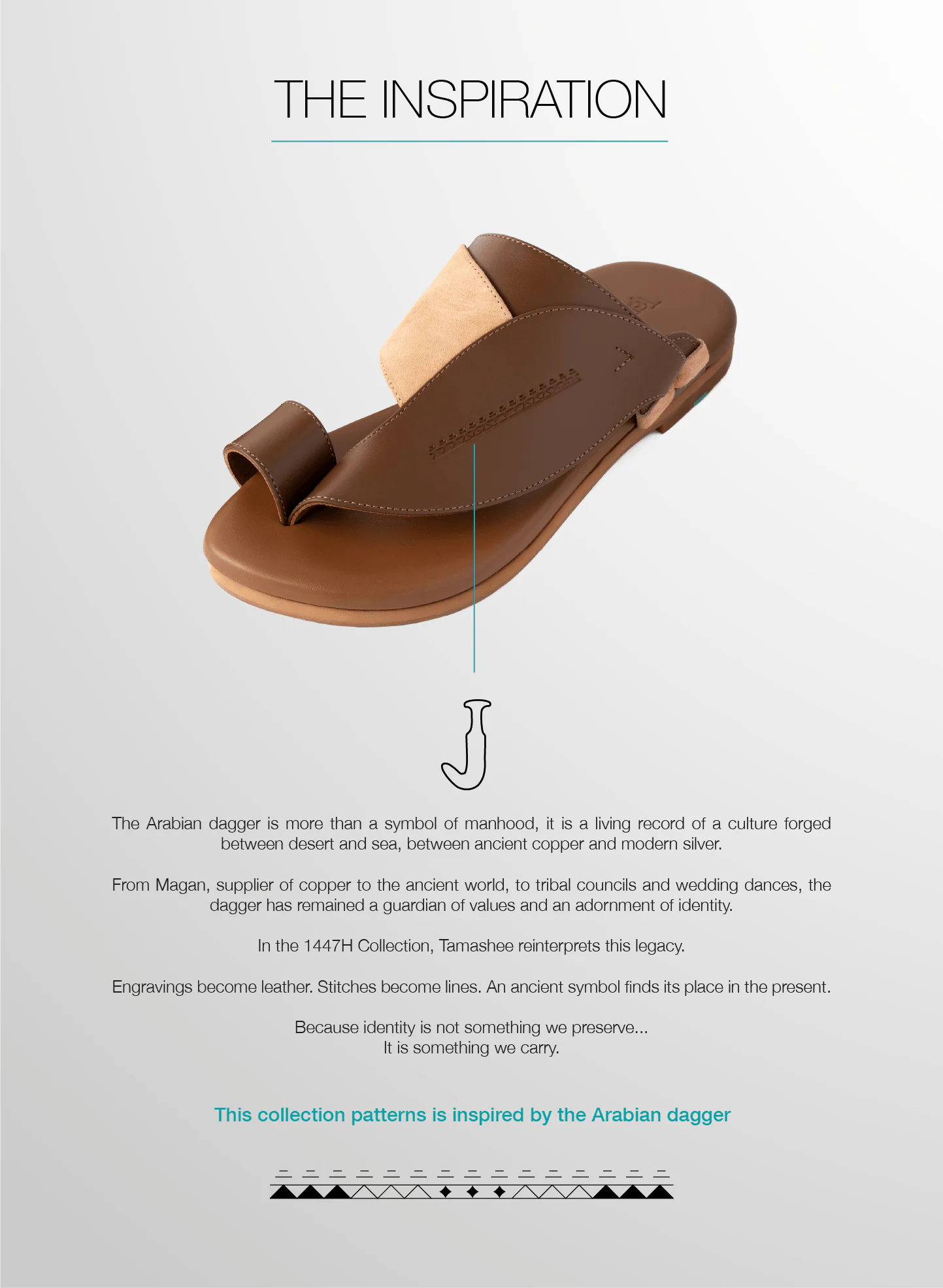 Inspiration of Cow Leather Tamashee sandals