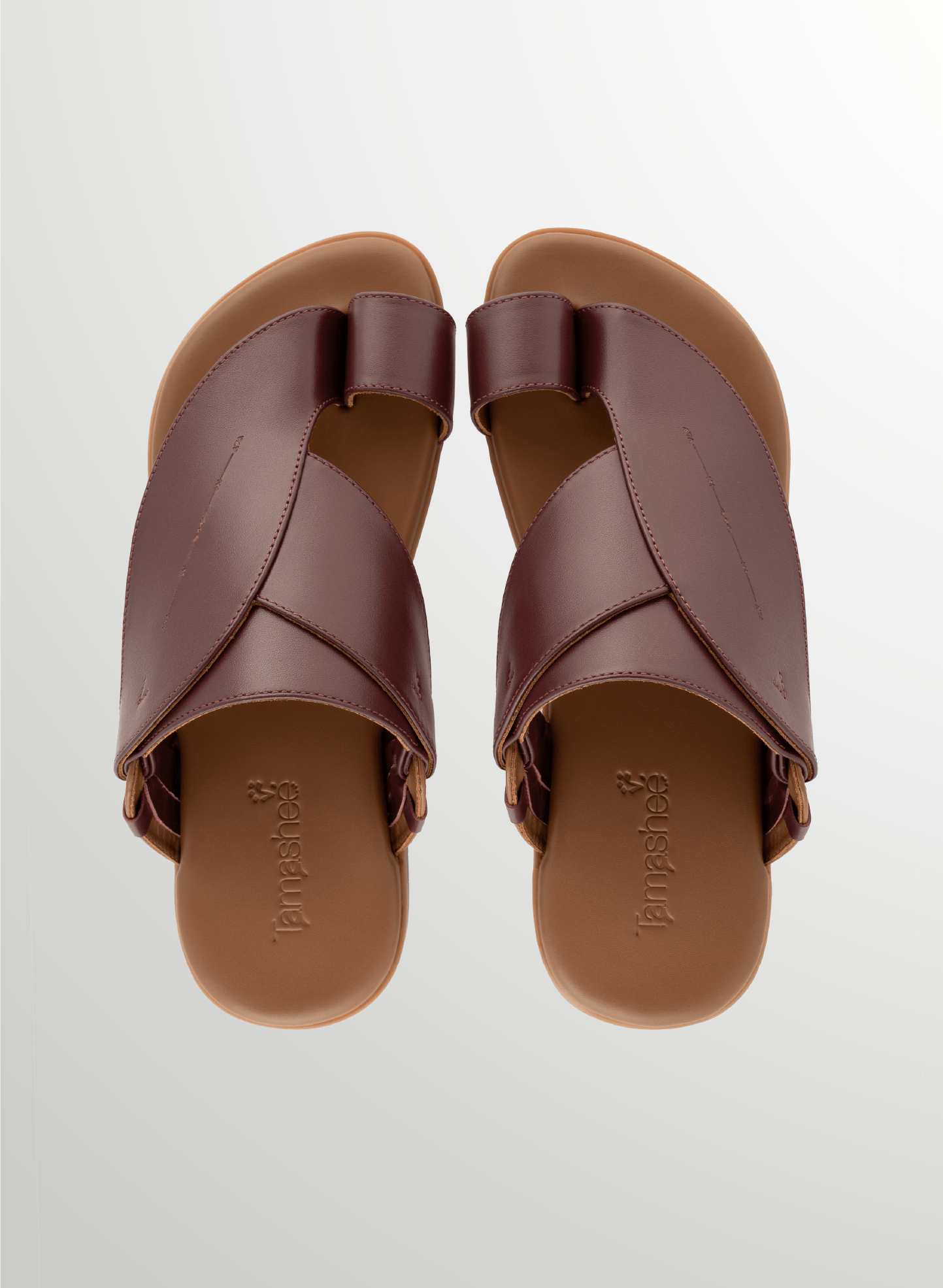 Upper View of Cow Leather Arabic Sandals