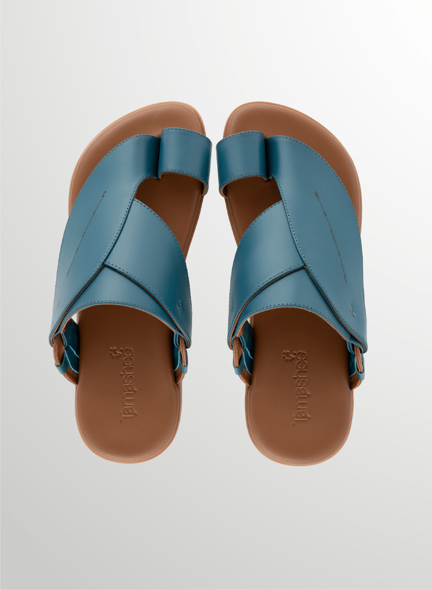 Upper View of Arabic Sandals for Men